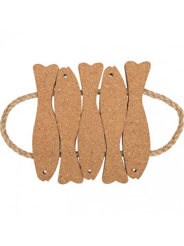 Salvamantel Peces corcho