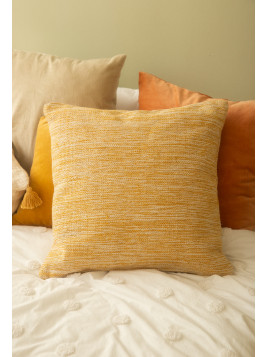 FUNDA DE COJÍN MOSTAZA...